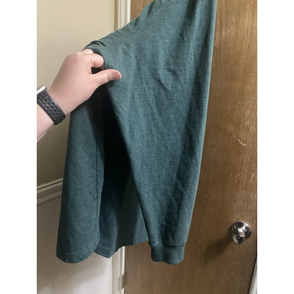 Carhartt Long Sleeve Work Shirt Mens Loose Fit Green Long Sleeve Pocket Sz 2XL
